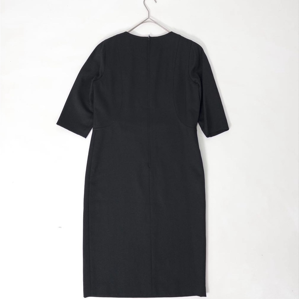Balenciaga quadrille  dress Wool Black Formal - Picture 2 of 2